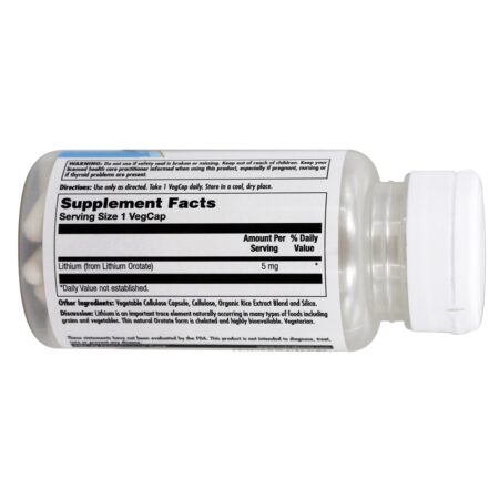 Orotato de Lítio Forma Biodisponível 5 mg. - Cápsulas vegetarianas 60 Kal - Image 2