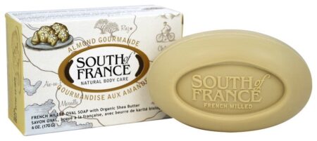 Sabonete de Amêijoa Fresca Francês Sabonete de Almond Gourmande - 6 oz. South of France