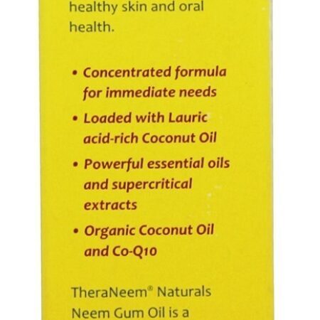 Theraneem Naturals Neem Dente & Goma óleo - 0.5 fl. oz. Organix South - Imagem 3