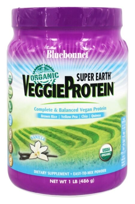 Super Terra Orgânica VeggieProtein Vanilla - 1 lb. Bluebonnet Nutrition