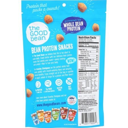 Tudo Natural Grão De Bico Lanche Sal Do Mar - 6 oz. The Good Bean - Imagem 2