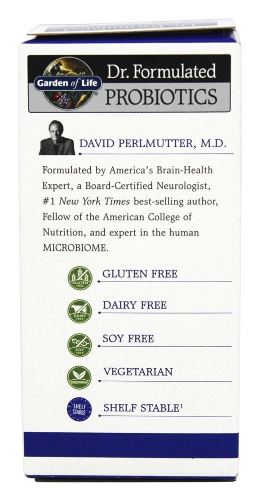 Dr. Formulated Probiótico para Homens Um Por Dia 50 Bilhões de UFC - Cápsulas vegetarianas 30 Garden of Life - Imagem 3