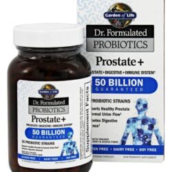 Dr. Formulado Probióticos Próstata + 50 Bilhões 50 Bilhões de UFC - Cápsulas vegetarianas 60 Garden of Life