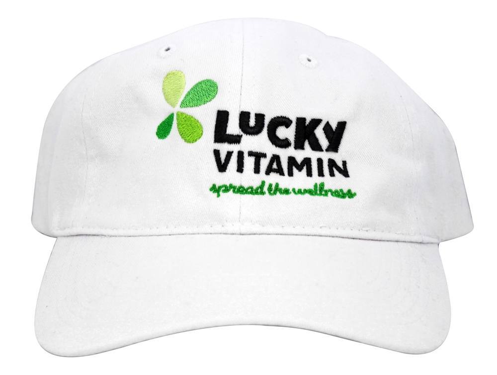 Espalhe o branco do chapéu de bem-estar LuckyVitamin Gear