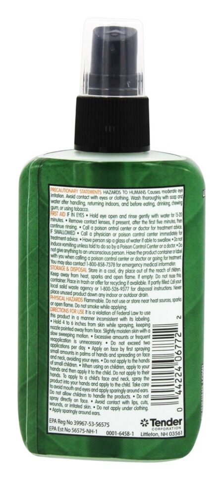 Repelente de insetos de 8 horas livre de Deet - 3.4 fl. oz. Natrapel - Image 2