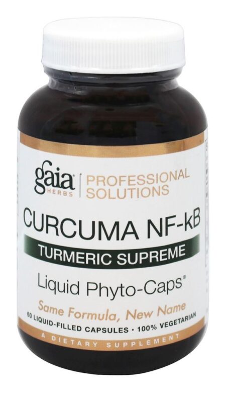 Curcuma NF kB Turmeric Supreme - 60 Cápsulas Gaia Herbs Professional líquido Gaia Herbs Professional