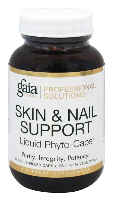 Suporte de pele e unhas - 60 Cápsulas Gaia Herbs Professional líquido Gaia Herbs Professional