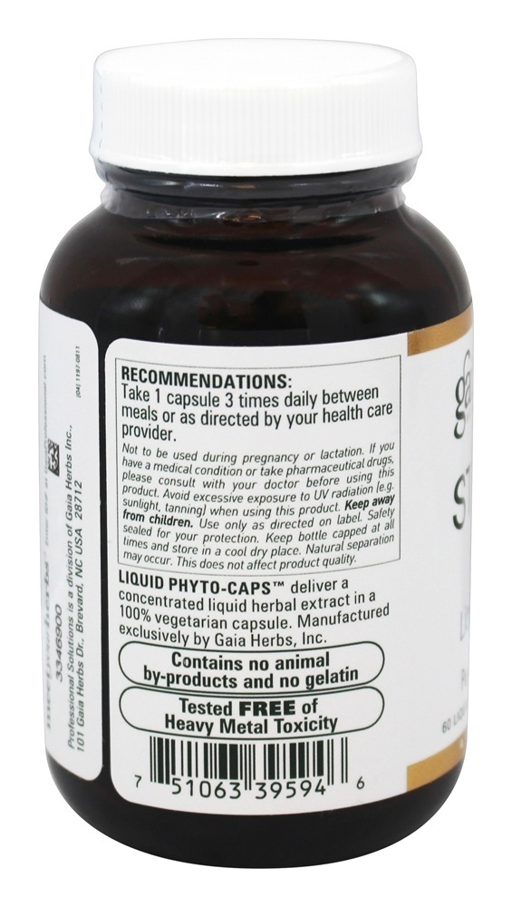 Erva de São João 1350 mg. - 60 Cápsulas Gaia Herbs Professional líquido Gaia Herbs Professional - Imagem 3