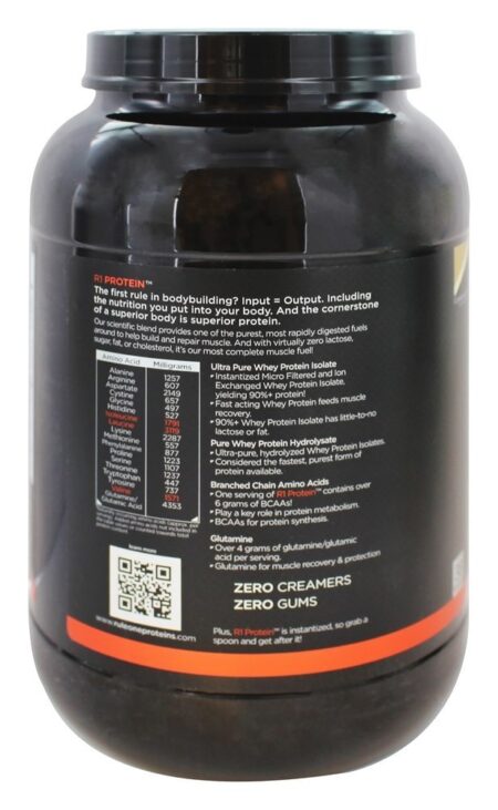 R1 Proteína Extremista Pure Soro de leite coalhado Isolar/Hidrolisado Fórmula 38 Porções Bolinhos & Creme - 2.42 lbs. Rule One Proteins - Image 3