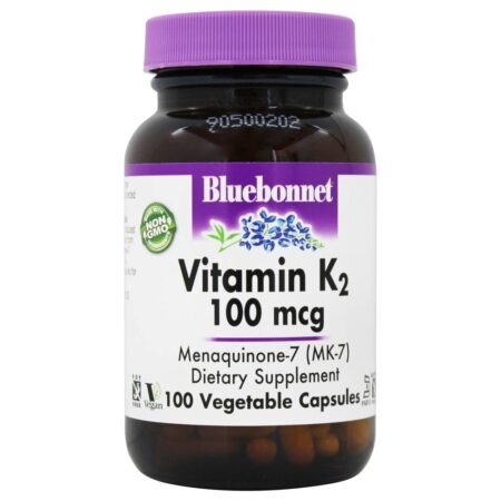 Vitamina K2 100 mcg. - 100 Cápsula (s) vegetal (s) Bluebonnet Nutrition