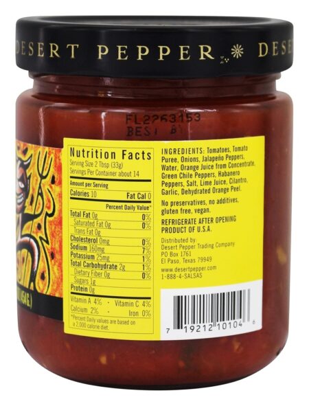 Salsa Quente Autêntica XXX Habanero - 16 oz. Desert Pepper - Image 2