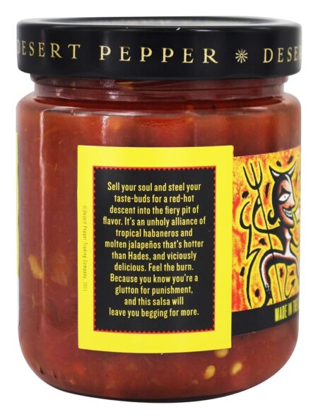 Salsa Quente Autêntica XXX Habanero - 16 oz. Desert Pepper - Image 3