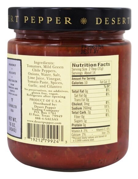 Salsa leve autêntica Divino - 16 oz. Desert Pepper - Image 2