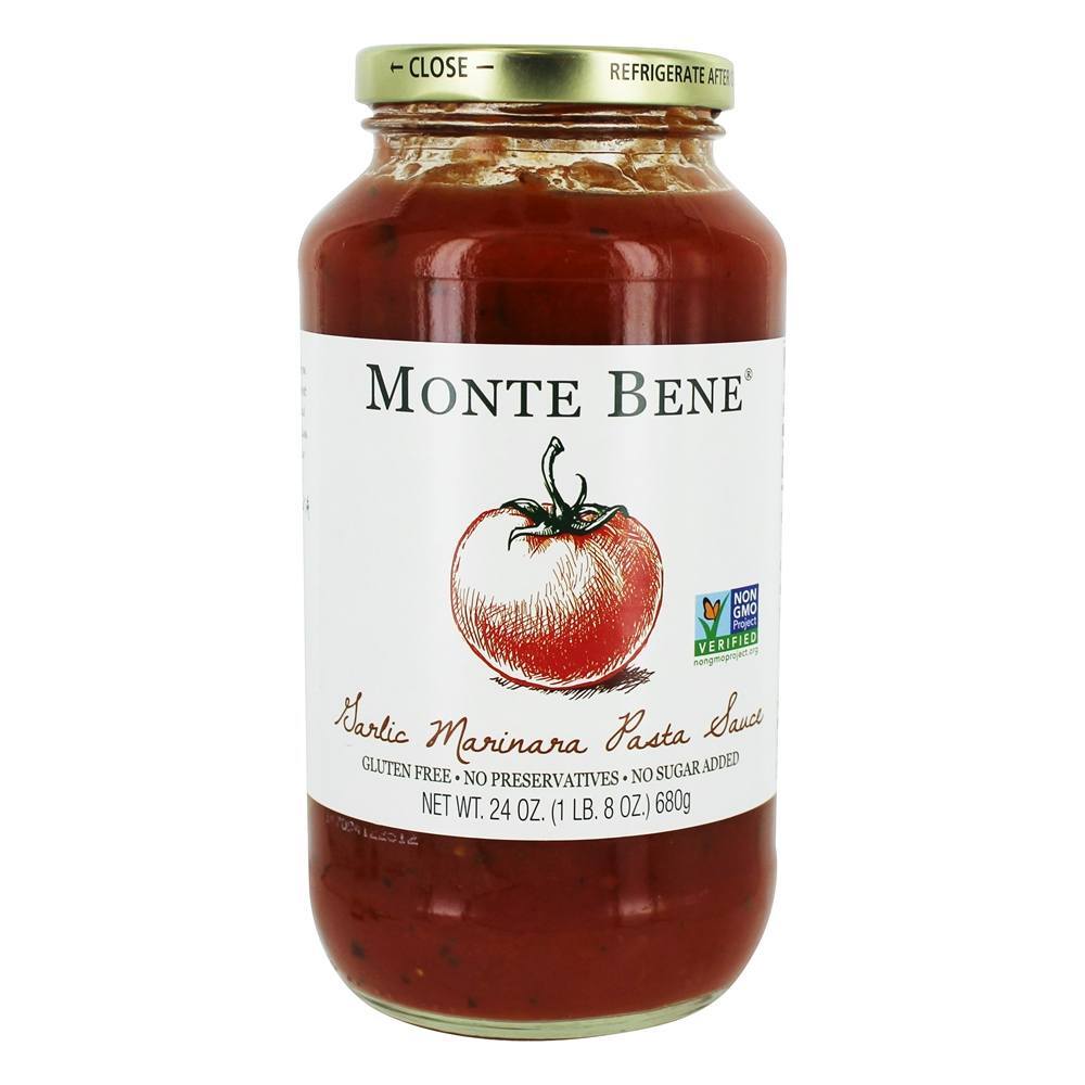 Molho de Macarrão Sem Glúten Marinara - 24 oz. Monte Bene