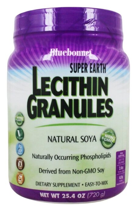 Lecitina Granulado Soya Natural - 25.4 oz. Bluebonnet Nutrition