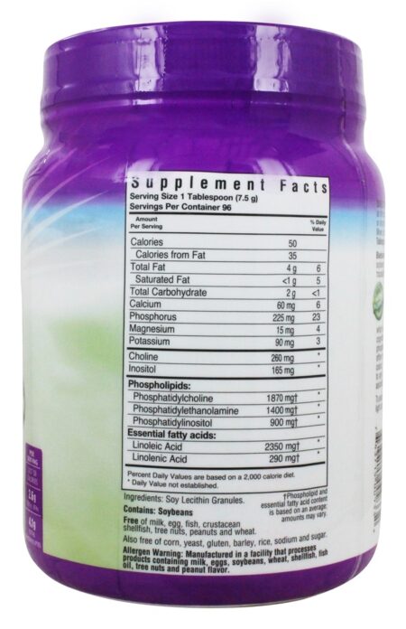 Lecitina Granulado Soya Natural - 25.4 oz. Bluebonnet Nutrition - Image 2