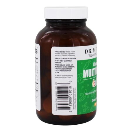 Fruta multivitamínico infantil com sabor - 60 comprimidos mastigáveis Dr. Mercola - Image 4