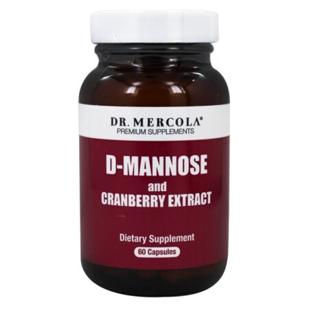 D Manose e Extrato de Cranberry - Cápsulas 60 Dr. Mercola