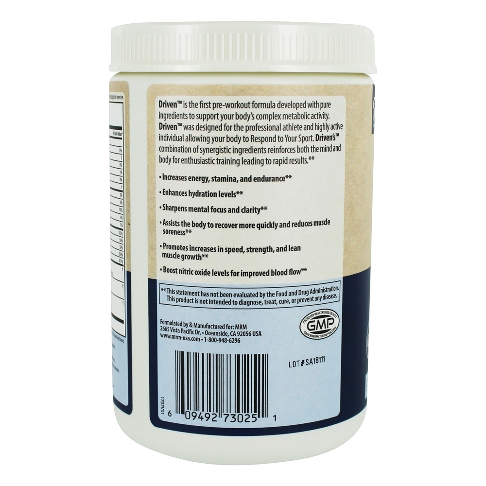 Dirigido Pré-Exercício Impulsionar Pó Morango Kiwi - 12.3 oz. MRM - Imagem 3