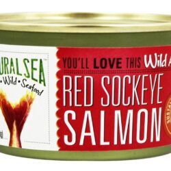 Selvagem Alasca Vermelho Sockeye Salmão Não Sal Adicionado - 7.5 oz. Natural Sea