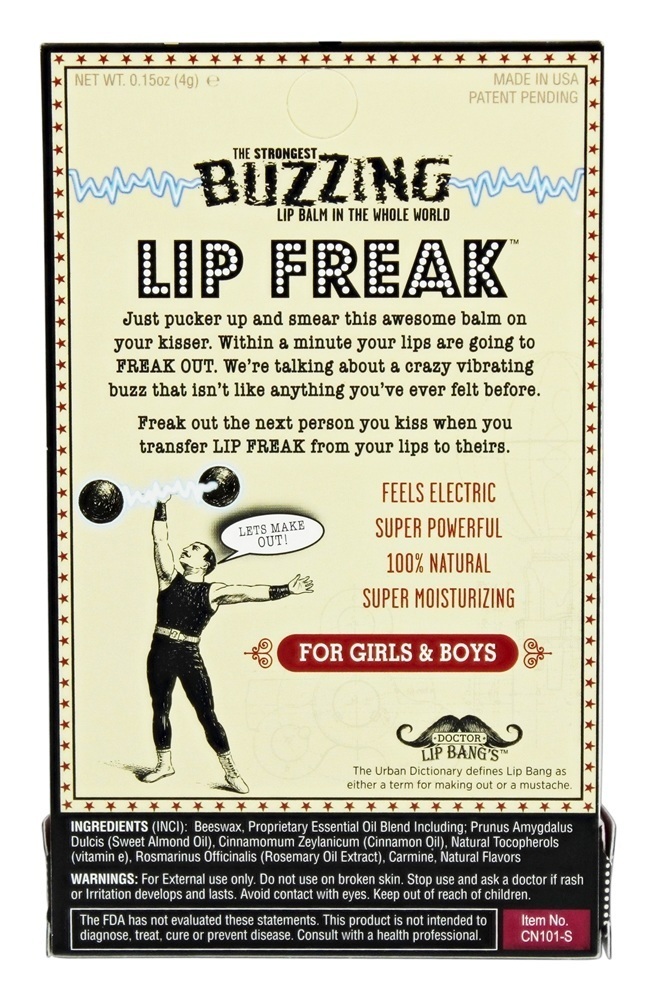 Lábio Aberração Lábio Bálsamo Baga Sinistro - 0.15 oz. Dr. Lip Bang's - Imagem 2