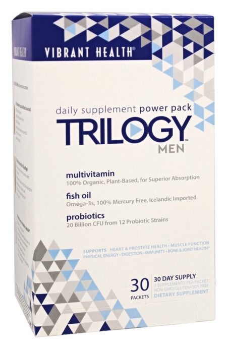 Trilogy Suplemento Diário Para Homens - 30 Pacotes (s) Vibrant Health