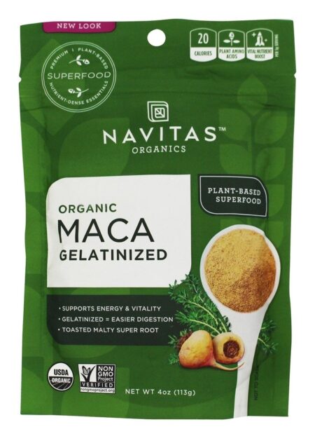 Pó Maca Gelatinizado Orgânico - 4 oz. Navitas Organics