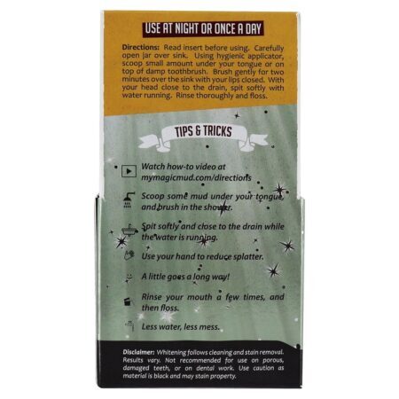 100 % de dente branqueador natural - 1.06 oz. My Magic Mud - Imagem 4