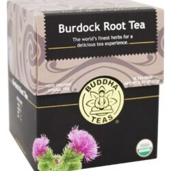 Chá de raiz de bardana orgânica 100 % - 18 Saquinhos de Chá Buddha Teas