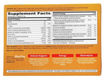 Emergen-C Vitamina C Super Laranja 1000 mg. - 60 Pacotes (s) Alacer - Image 2