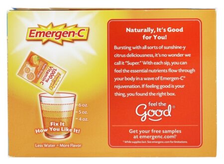 Emergen-C Vitamina C Super Laranja 1000 mg. - 60 Pacotes (s) Alacer - Image 3