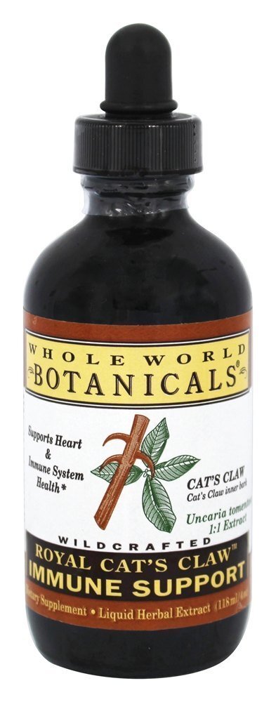 Suporte Imune Garra do Gato Real - 4 fl. oz. Whole World Botanicals
