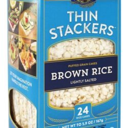 Arroz integral orgânico dos empilhadores finos levemente salgados - 5.9 oz. Lundberg