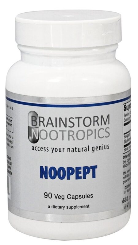 Noopept - Cápsulas vegetarianas 90 Brainstorm Nootropics