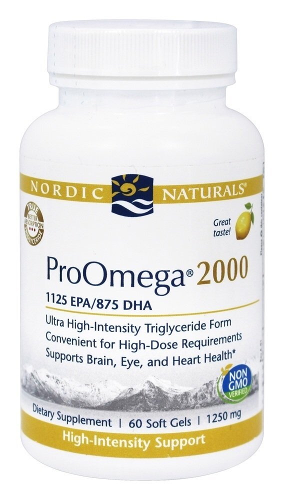 ProOmega 2000 1125 EPA / 875 DHA - 60 Softgels Nordic Naturals Professional