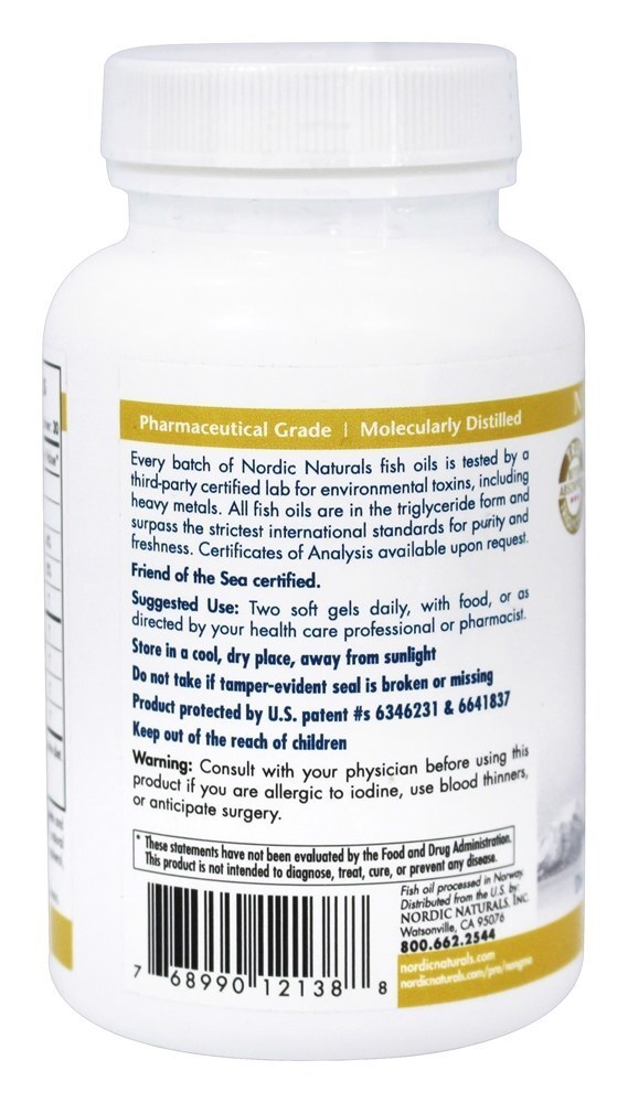 ProOmega 2000 1125 EPA / 875 DHA - 60 Softgels Nordic Naturals Professional - Imagem 3