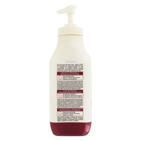 Leite de cabra cremoso natureza leite corporal manteiga de karité - 11.8 fl. oz. Canus - Image 3