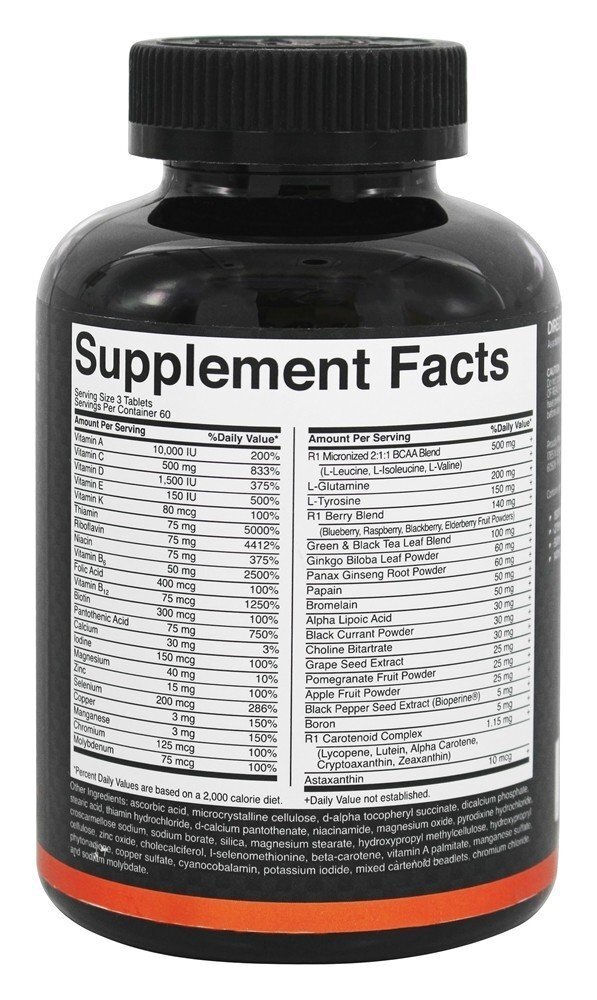 R1 Trem Diariamente - 180 Tablets Rule One Proteins - Imagem 2