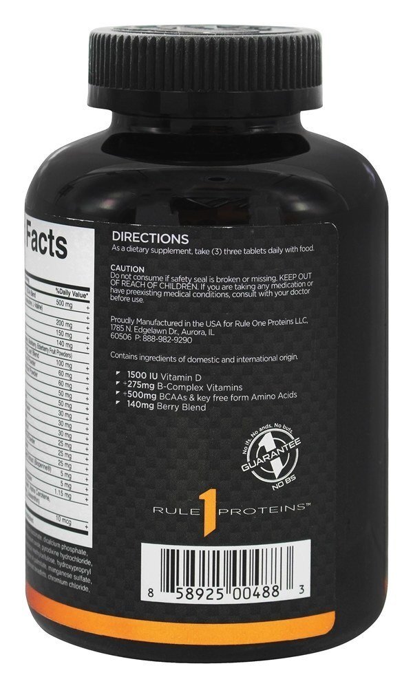 R1 Trem Diariamente - 180 Tablets Rule One Proteins - Imagem 3