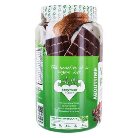 Proteína Vegana Chocolate Natural - 2 lbs. About Time - Image 4