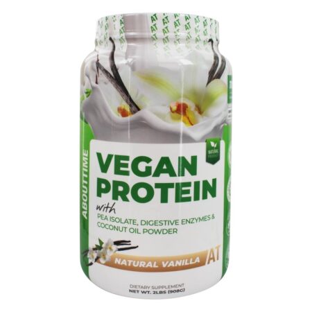 Baunilha Natural de Proteína Vegana - 2 lbs. About Time