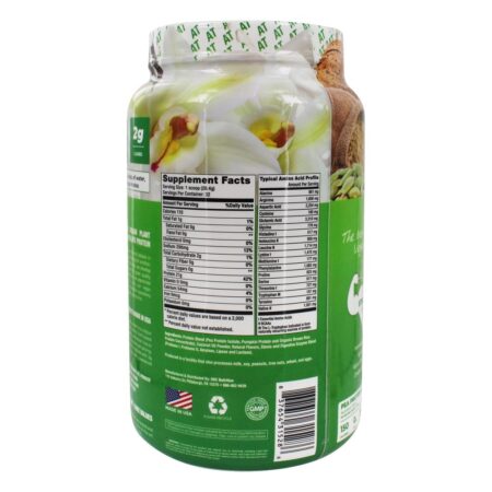 Baunilha Natural de Proteína Vegana - 2 lbs. About Time - Image 2