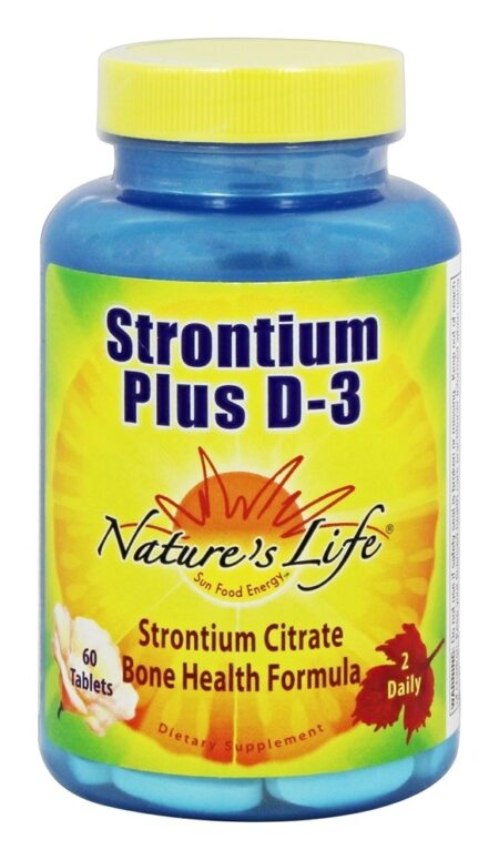 Estrôncio Plus D3 - 60 Tablets Nature's Life