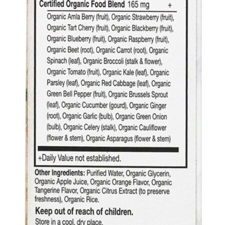 mykin Orgânicos Vitamina C Orgânico Spray Laranja-Tangerina - 2 fl. oz. Garden of Life - Imagem 2