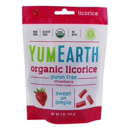 Morango Orgânico Licoroso Sem Glúten - 5 oz. YumEarth