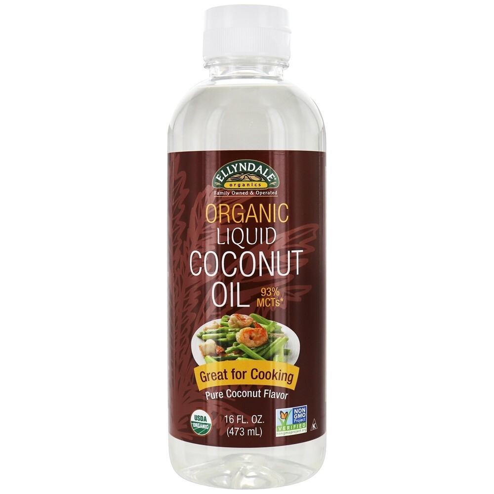 Óleo De Coco Líquido Orgânico - 16 fl. oz. Ellyndale Foods