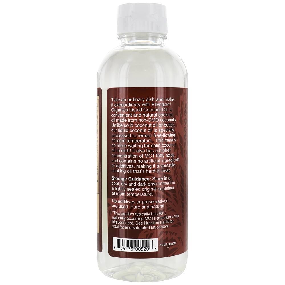 Óleo De Coco Líquido Orgânico - 16 fl. oz. Ellyndale Foods - Imagem 3