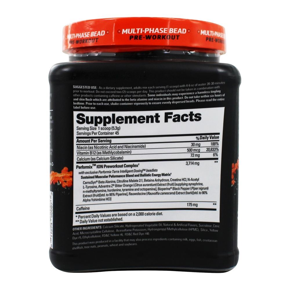 Tangerina Pré-Treino Multi-Fase ION - 8.25 oz. Performix - Imagem 2