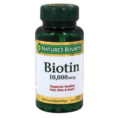 Biotina Ultra Potente 10000 mcg. - 120 Softgels Nature's Bounty