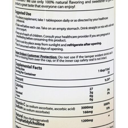 Aurora Nutrascience Mega-Liposomal Vitamina C - 16 fl. oz. Vida Lifescience - Imagem 2